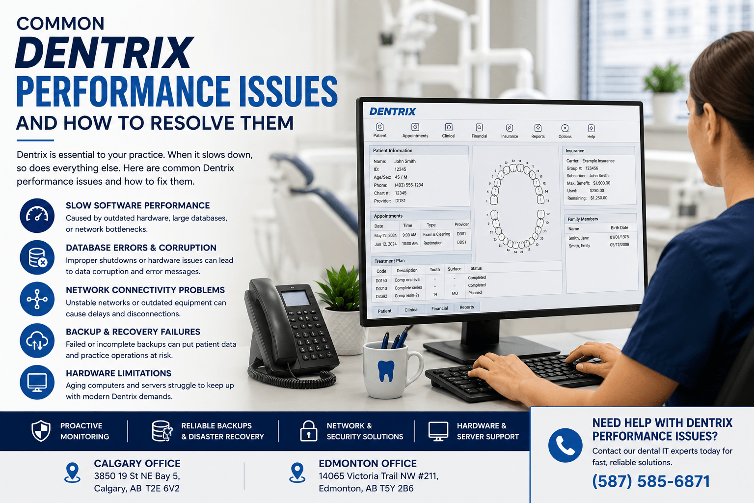 MVP IT resolving Dentrix performance issues