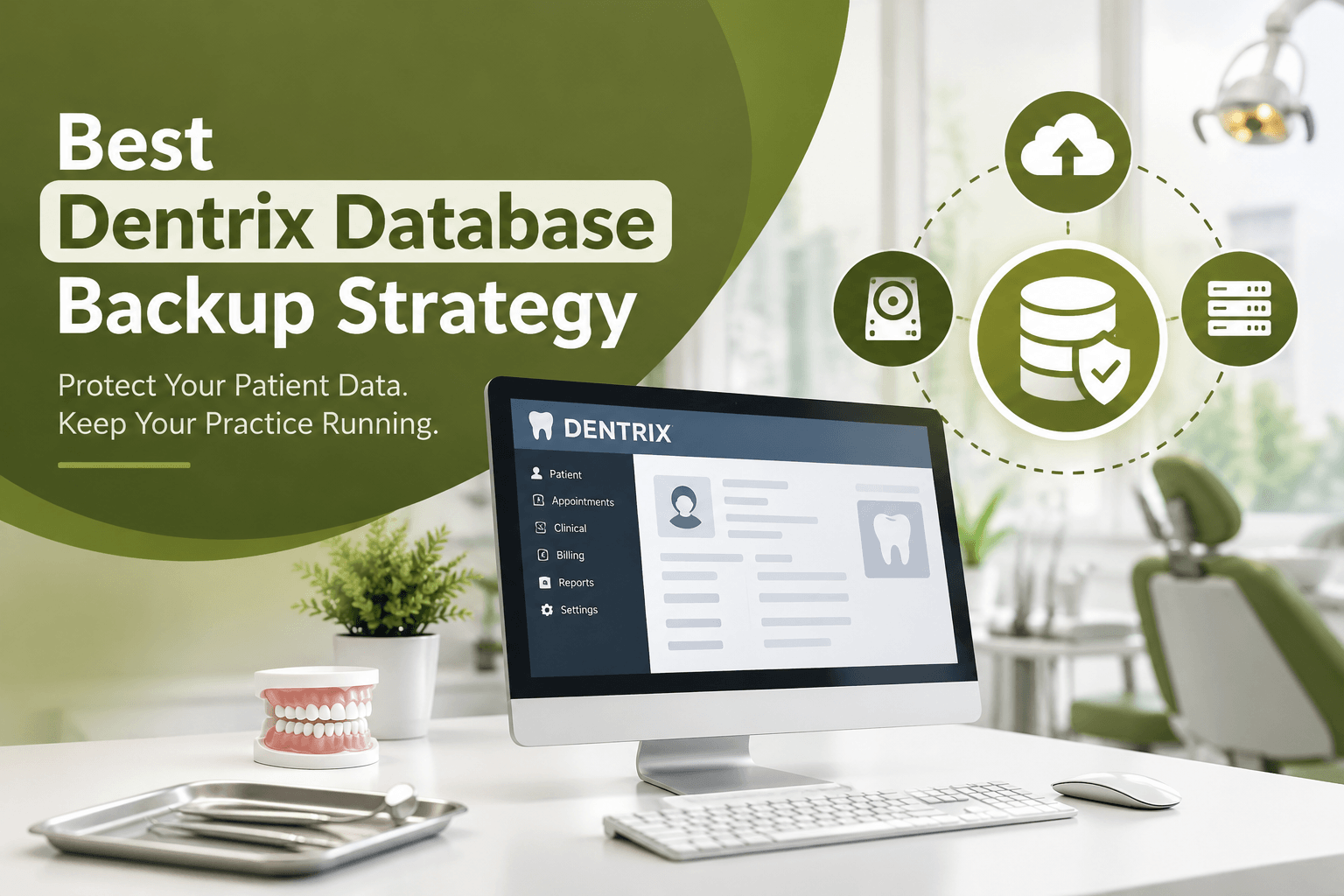 Cloud Dentrix database backup strategy