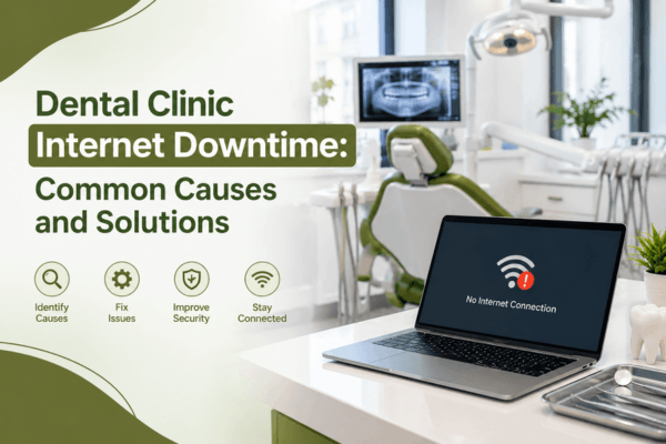 Dental clinic internet downtime network support